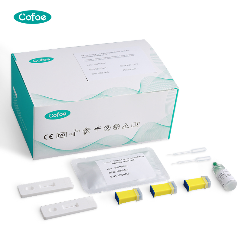 Collezione di campioni Kit per test qualitativi degli anticorpi neutralizzanti per il nuovo coronavirus biodegradabile di grado medico