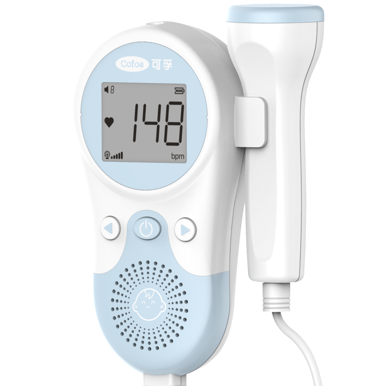 HB-1003S Professional Cofoe Holdhell ​​Digital Baby Heart Monitor
